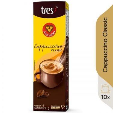 Imagem de Cápsula de café Cappuccino com 10 unidades - 3 Corações