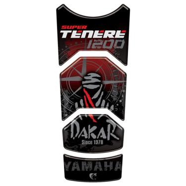 Imagem de Protetor de Tanque Vermelho Yamaha Super Ténéré 1200 2011 a 2020 Vinil Autoadesivo Teu Adesivo