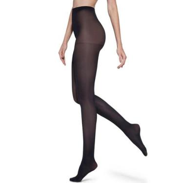 Imagem de Meia-Calça Opaca Loba Lupo 05830-001 Microfibra Fio 40, P, Vermelho in