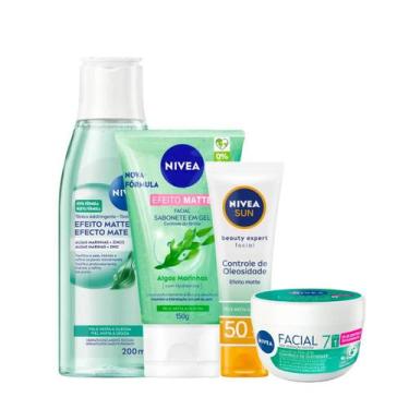 Imagem de Sabonete Controle do Brilho  Tonico Adstringente  Creme Facial  Protet
