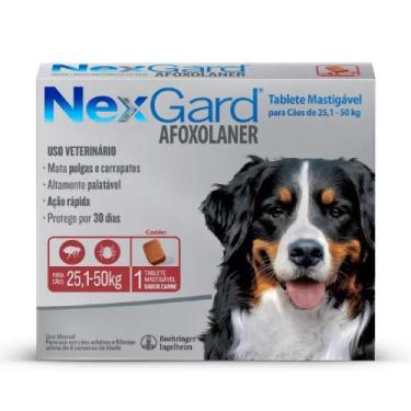Imagem de Nexgard Antipulgas E Carrapatos Cães 25 A 50kg 1 Comprimido - Boehring