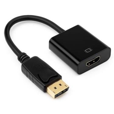 Imagem de Cabo Adaptador Display Port para HDTV Conversor HDMI Full HD - Dexin