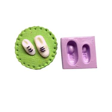 Imagem de Confeitaria dos moldes, F747 MOLDE DE SILICONE CHUTEIRA FUTEBOL CONFEITARIA ARTESANATO