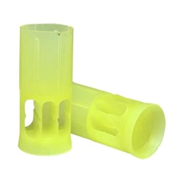 Imagem de 100 Buchas plásticas amarela 32g recarga cartucho plástico cal 12