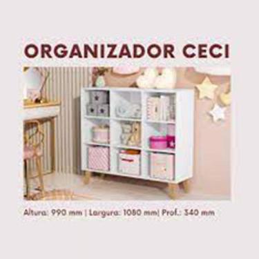 Imagem de Organizador Infantil Ceci Branco