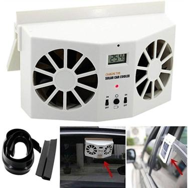 Imagem de Ar Condicionado Solar Ventilador De Carro Refrigerador Automotivo Circulador De Ar Exaustor Cheiro