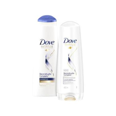 Imagem de Kit Shampoo E Condicionador Dove - Reconstrução Completa 400ml 2 Unida