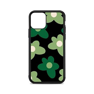 Imagem de Capa de telefone flores para iphone 12 mini 11 pro xs max x xr 6 7 8 plus se20 silicone tpu de alta qualidade e capa de plástico duro, a7, para iphone xs max