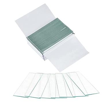 Imagem de 50 lâminas de microscópio em branco, 25,4 x 76 mm capa de microscópio de vidro para laboratório (sem caixa)