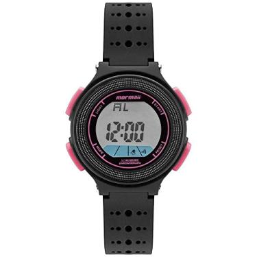 Imagem de Relógio Mormaii , Detalhes Rosas e Pulseira Polímero Preto