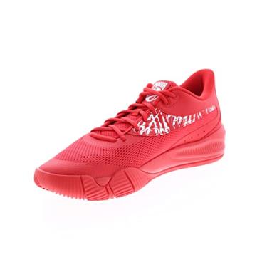 Imagem de PUMA Tênis de basquete triplo masculino, Alto risco vermelho/branco, 12