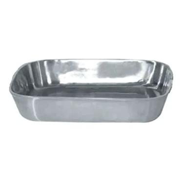 Imagem de Conjunto 20 Formas Assadeiras tipo Tabuleiro Alumínio Polido S/Alças 28cm