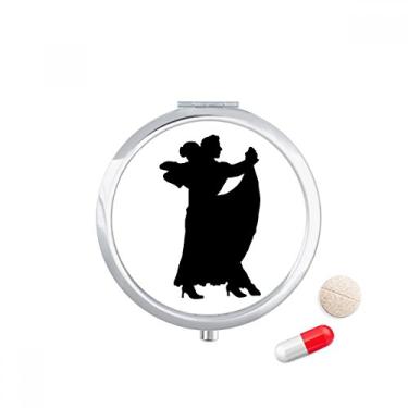 Imagem de Dançarina Duet Art Performance Duet Dance Pill Case Pocket Medicine Storage Box Dispenser Recipiente