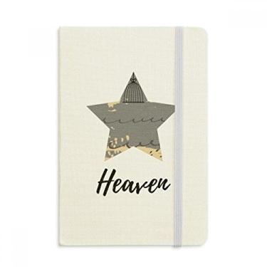 Imagem de Caderno com estampa de arte abstrata em tecido oficial capa dura para diário clássico