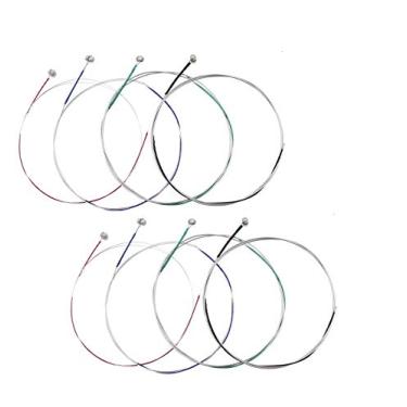 Imagem de GOSONO 2 Conjunto de 2 Cordas de Violino 3/4 4/4 Núcleo de Aço Cabeça de Bola GDAE