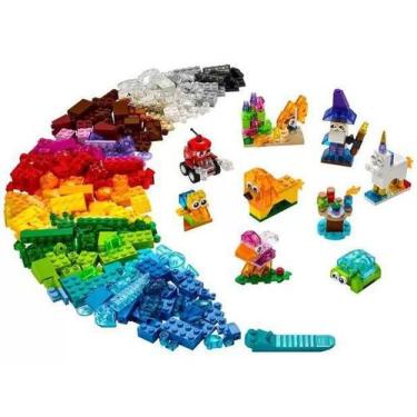 Imagem de Lego Clássico Blocos Transparentes Criativos - 11013