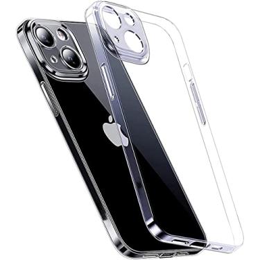 Imagem de Estojo macio de silicone fino transparente para iPhone 14 13 12 Mini 11 Pro Xs Max X Xr Se 2 3 7 8 6s 6 Plus 5 5s Capa traseira transparente, versão completa da câmera, para iPhone 11