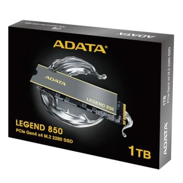 Imagem de SSD Adata Legend 850 1TB NVMe M.2 2280 (Leitura até 5000MB/s e Gravação até 4500MB/s) - Compatível com PS5
