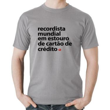 Imagem de Camiseta Algodão Recordista Mundial Em Estouro De Cartão - Foca Na Mod