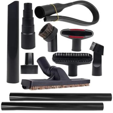 Imagem de 11 peças de acessórios universais para aspirador de pó – Adaptador de mangueira de 5,8 cm a 3,8 cm para aspirador de pó, 3,8 cm a 2,54 cm, escova de chão a vácuo de 3,8 cm