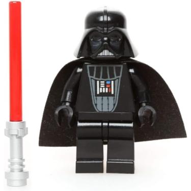 Imagem de LEGO Star Wars Minifigure - Darth Vader Original Classic Version with Lightsaber (6211)