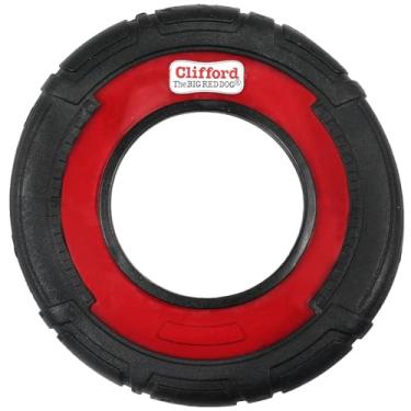 Imagem de Clifford The Big Red Dog Frisbee Flying Disc 23,5 cm - Brinquedo Durável de Borracha para Cães Adultos