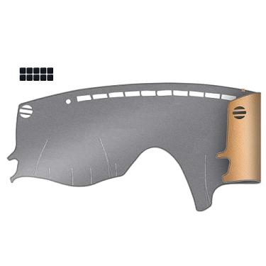 Imagem de QUYDDC Capa de painel Dacron atualizada adequada para 2004 2005 2006 2007 2008 2009 2010 Toy-OTA Sienna eficaz antirreflexo, reduz o reflexo, proteção solar, à prova de poeira, à prova de UV - cinza