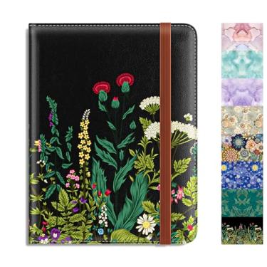 Imagem de Rimilak Porta-passaporte, carteira de passaporte com bloqueio de RFID com janela transparente para passagem aérea, protetor organizador de documentos de viagem de couro para mulheres e homens,