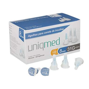 Imagem de KIT 200UN AGULHA CANETA INSULINA 8MM 31G UNIQMED