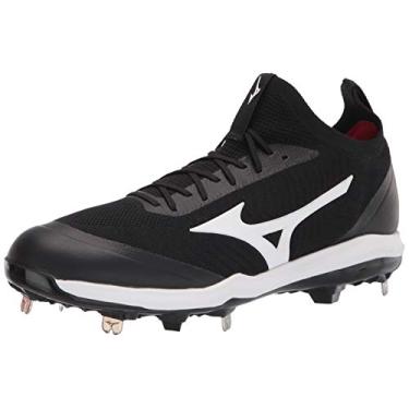 Imagem de Mizuno Sapato de beisebol masculino, Preto/branco, 11