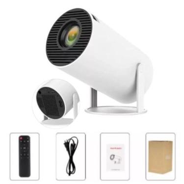 Imagem de Mini Projetor Portátil 4k Android Full Hd Smart Wifi Cinema - Lúmen