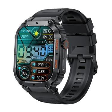 Imagem de Relógio inteligente de chamadas Bluetooth, rastreador de fitness espor