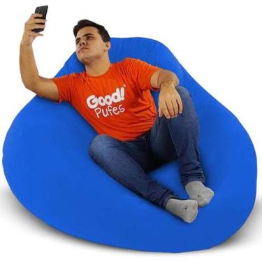 Imagem de Puff Gamer Flex Cor Azul Royal - enchimento de pérolas - Good Pufes