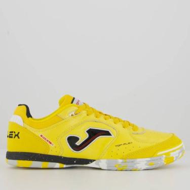 Imagem de Chuteira Joma Top Flex Futsal Amarela, 42