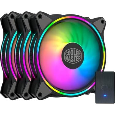 Imagem de Kit Ventoinhas para Gabinete Cooler Master MasterFan MF120 HALO 3-in-1 Pack