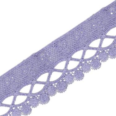 Imagem de Renda De Guipír Chl-581 - Lilás - Nº: 164 - Peça Com 13,7 Metros - Nyb