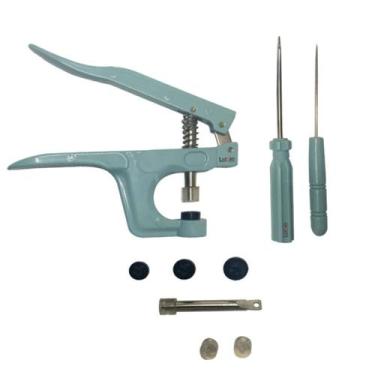 Imagem de Alicate Pressão Pregar Botões Ritas Plástico 3 Medidas - ARTMAK, LANMA