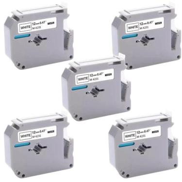 Imagem de Kit 5 Fitas Compatível Etiquetador Brother Pt-70 Pt-80 Pt-90 - Masterp