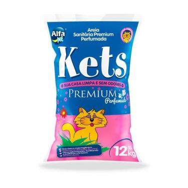 Imagem de Areia Premium Floral Kets para Gatos - 12kg