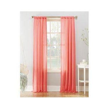 Imagem de Cortina Voal Luxo 8mx2,8m Sem Forro Pra Varao Sala Ou Quarto - Chrisne