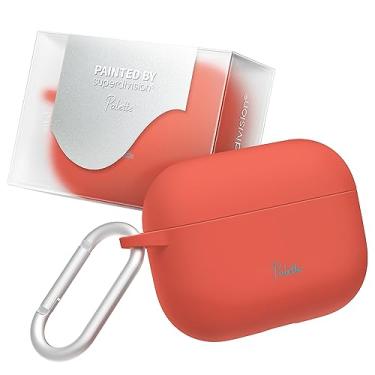 Imagem de superdivision Paleta de 16 cores para Airpods Pro 2ª/1ª geração, capa rígida e antiderrapante, com mosquetão para chaveiro, capa para Apple Airpods Pro 2023/2022/2019 (cabo USB-C/Lightning)