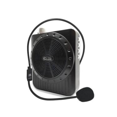 Imagem de Megafone Amplificador Voz Microfone Professor Radio FM USB MP3 Fone Ou