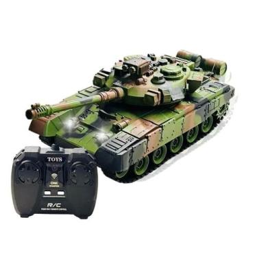 Imagem de Carrinho Tanque De Guerra Robusto Controle Remoto Recarregável R/c Cor