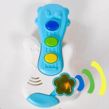 Imagem de Brinquedo Bebê Guitarra Musical C/ Luzes Selo Inmetro Sortido - Bene C