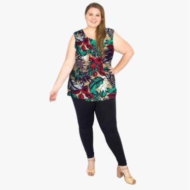 Imagem de Kit 3 Blusas Bossi Regata De Liganete Plus Do M Ao G2, G2 VESTE 60-62,