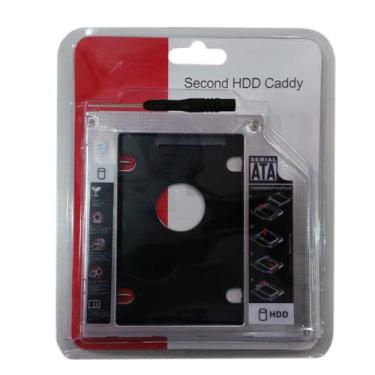 Imagem de Adaptador Caddy Para Segundo Hd Ou Ssd 2.5 Sata/sata 12.7mm  caddy12 -