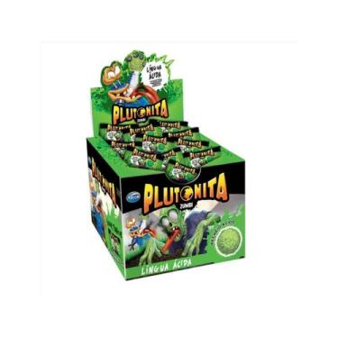 Imagem de Chiclete Plutonita Língua Ácida - Arcor - Caixa c/40 und