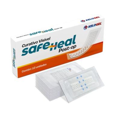 Imagem de CURATIVO VISÍVEL SAFE HEAL POST-OP 10x20 (5x15) 10UN KELOGEL, 10X20CM