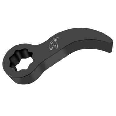 Imagem de Adaptador de chave de alavanca, acionamento de 1/5.1 cm - Barra de disjuntor - Adaptador de pé de cabra, ferramenta de cabeça de remoção de meio eixo, ferramentas de reparo de carro