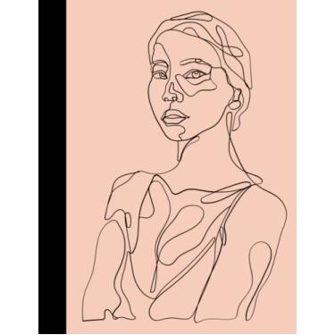 Imagem de Notebook: nice drawing that expresses the new year A gift for every fun and ambitious woman (love words) College Ruled 110 Pages - 8.5 x 11